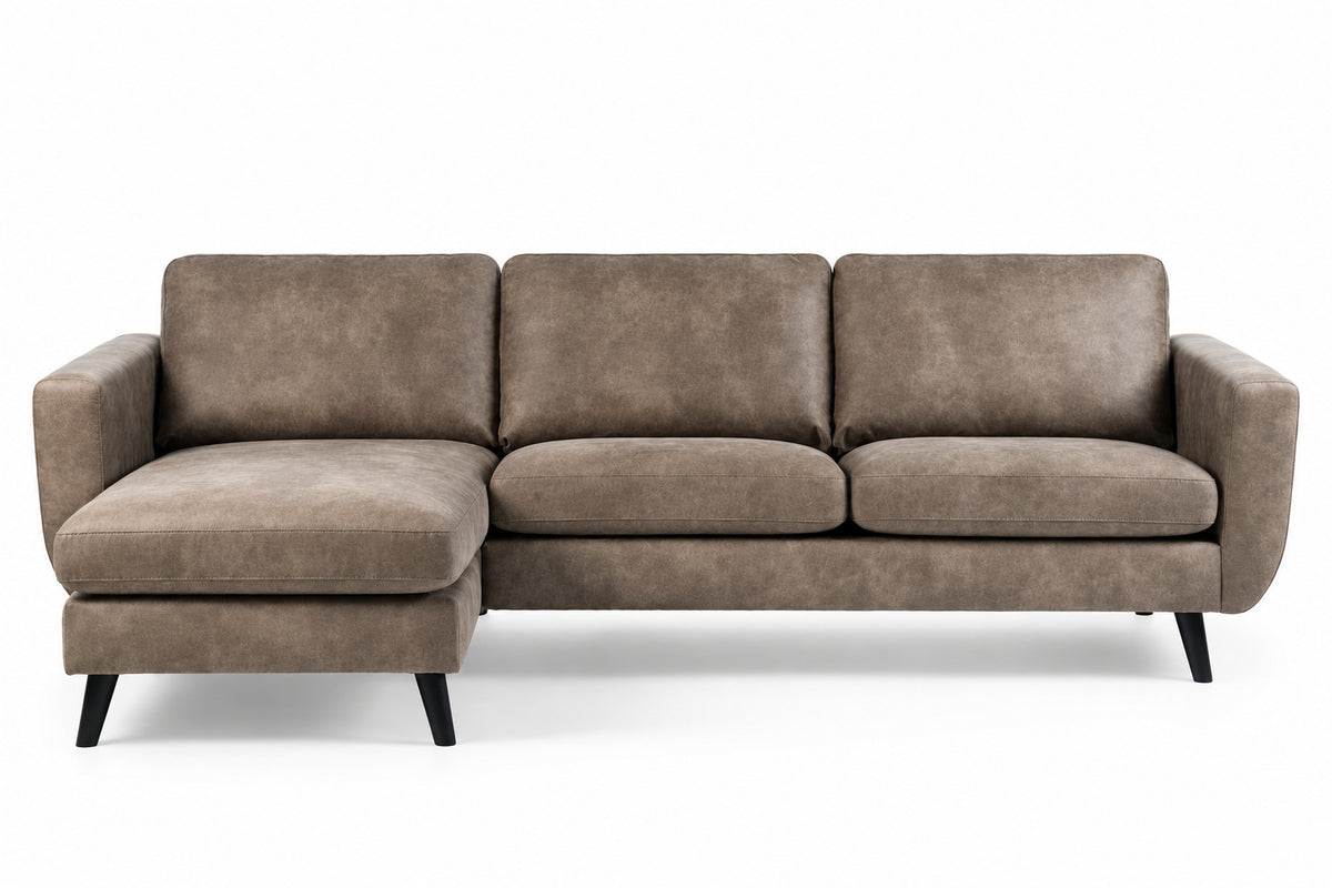 Hoekbank Savannah ruim - taupe, chaise longue L/R (internet retour)