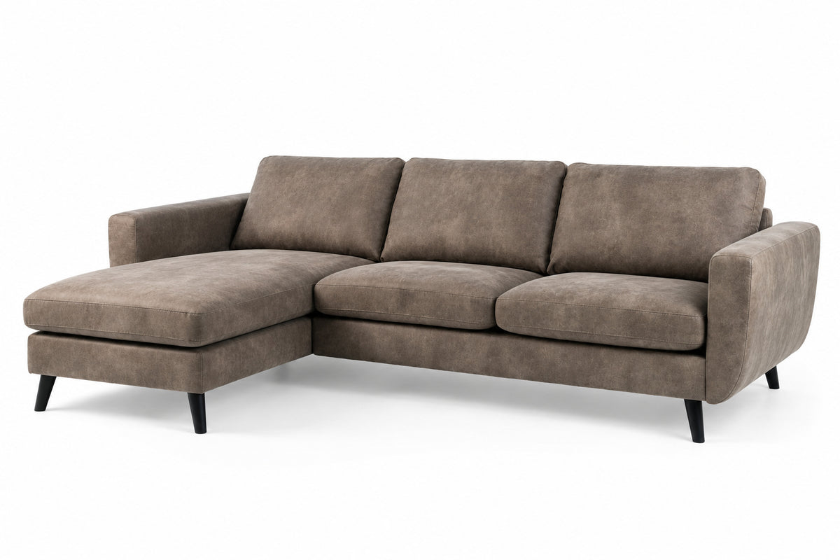 Hoekbank Savannah ruim - taupe, chaise longue L/R (internet retour)