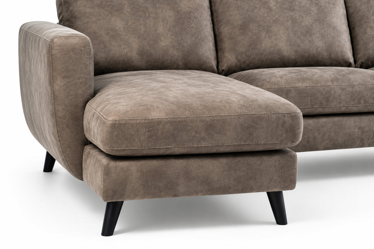 Hoekbank Savannah ruim - taupe, chaise longue L/R (internet retour)