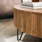 Salontafel Eloro - Rond - Mangohout - 120 cm  (Internet Retour)