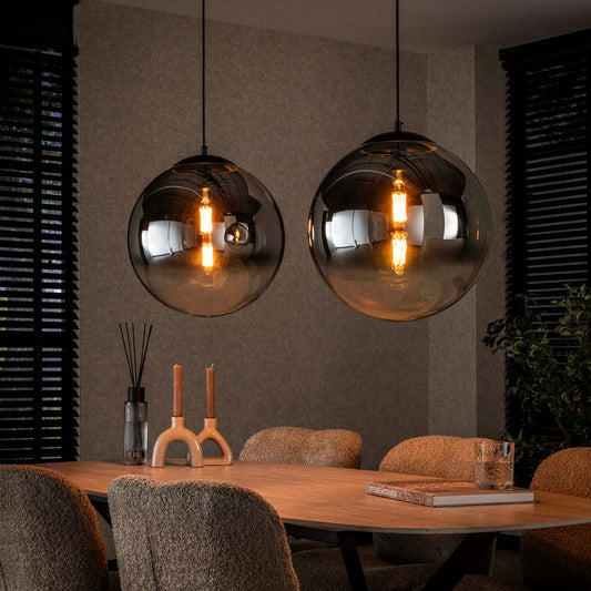 Hanglamp Bubbly - 2-lichts - Smoke (Internet retour)