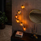 Hanglamp Petra - 6-lichts - Amber Mix (Internet retour)