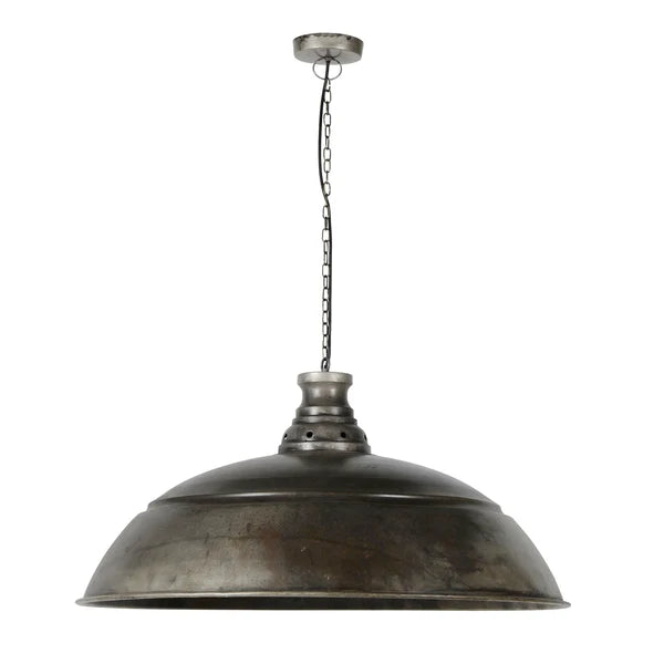 Hanglamp Cindy - 1-lichts - Oud Zilver - Metaal (Internet Retour)
