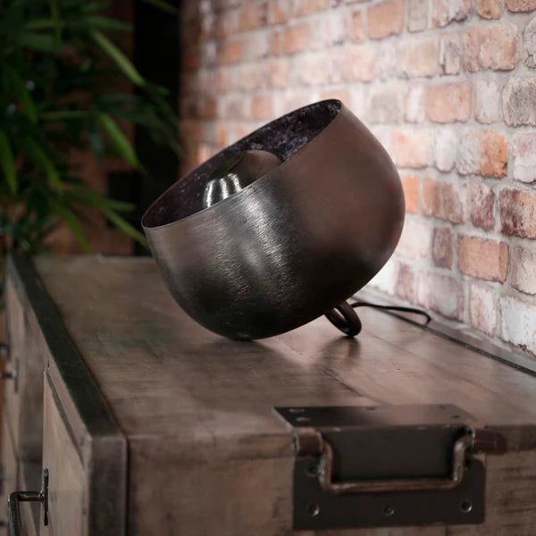 Vloerlamp Breeze - Zwart Nikkel - Metaal - 28 cm (internet retour)