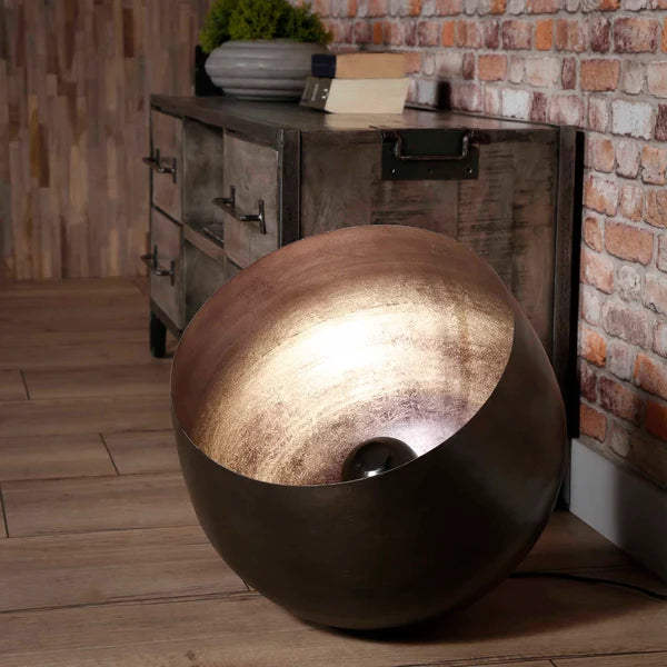 Vloerlamp Breeze - Zwart Nikkel - Metaal - 46 cm (internet retour)