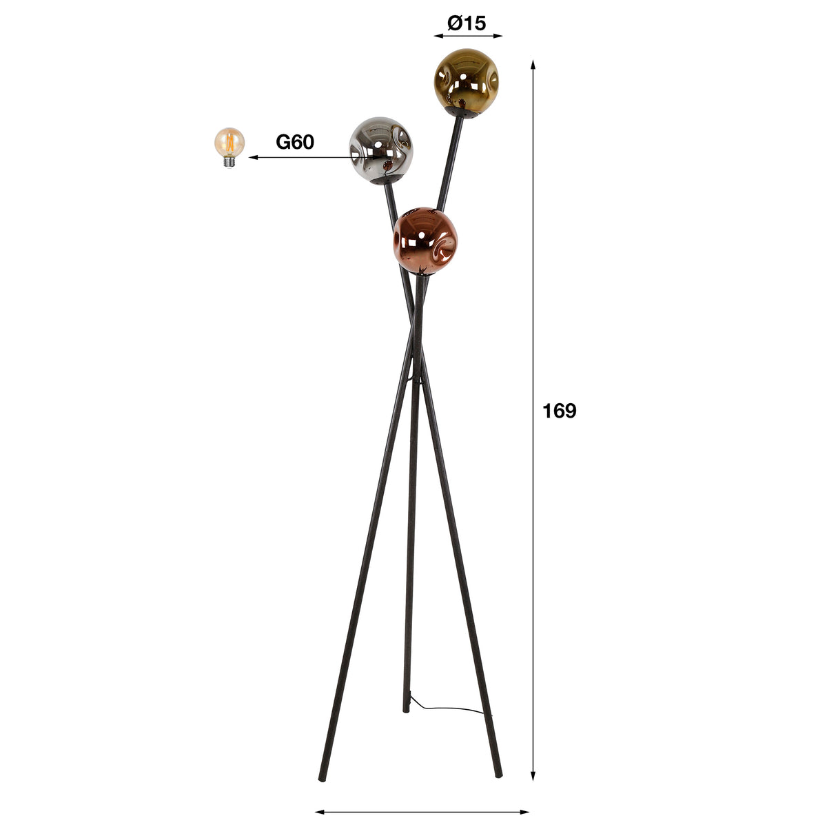 Vloerlamp Lyric (Internet retour)