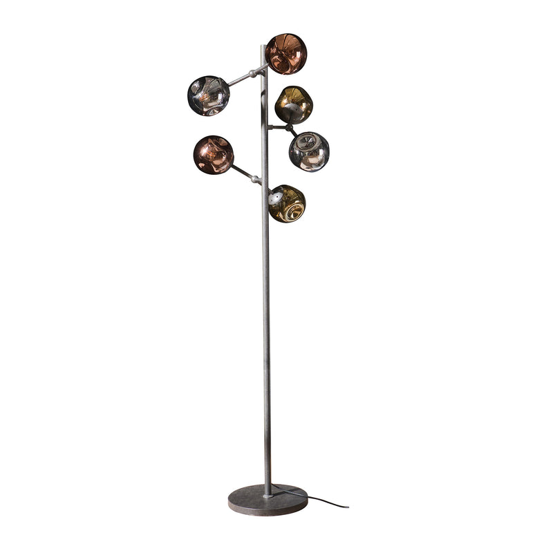Vloerlamp Daci - Mix Glass - 6-lichts (Internet Retour)