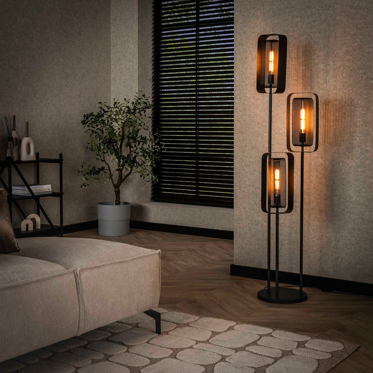 Vloerlamp Flame (Internet retour) Retour24