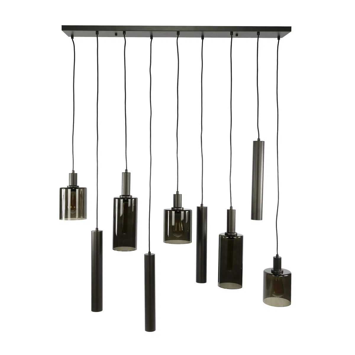 Hanglamp Lucaro - 9-lichts - Brons