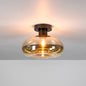 Plafondlamp Donut - 1-lichts - Amberkleurig (Internet retour)