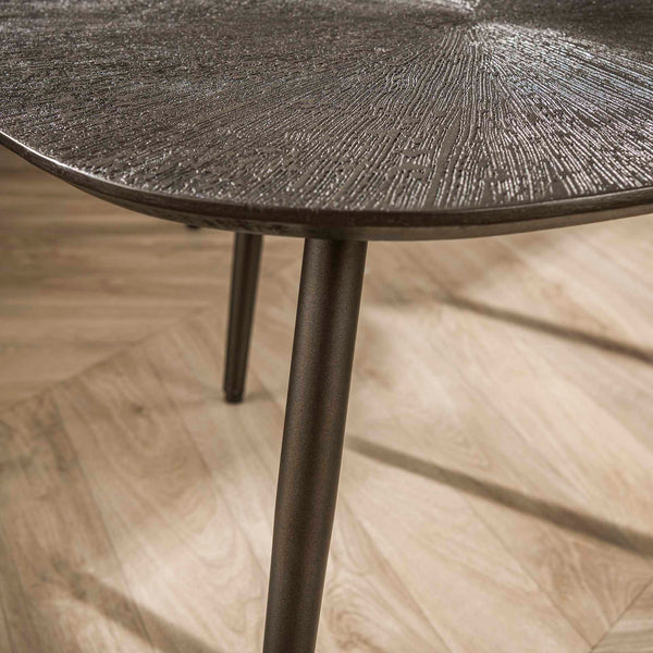 Salontafel Selin - Organisch - Brons - Hout - Set van 2 (internet retour)