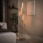 Vloerlamp Lumen - 5-lichts - Beige (Internet Retour)